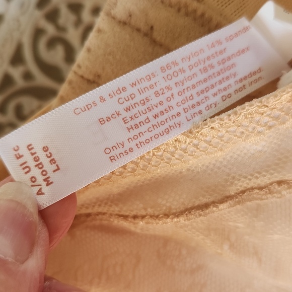 Cacique 44DD Modern lace bra Tan - Picture 8 of 15